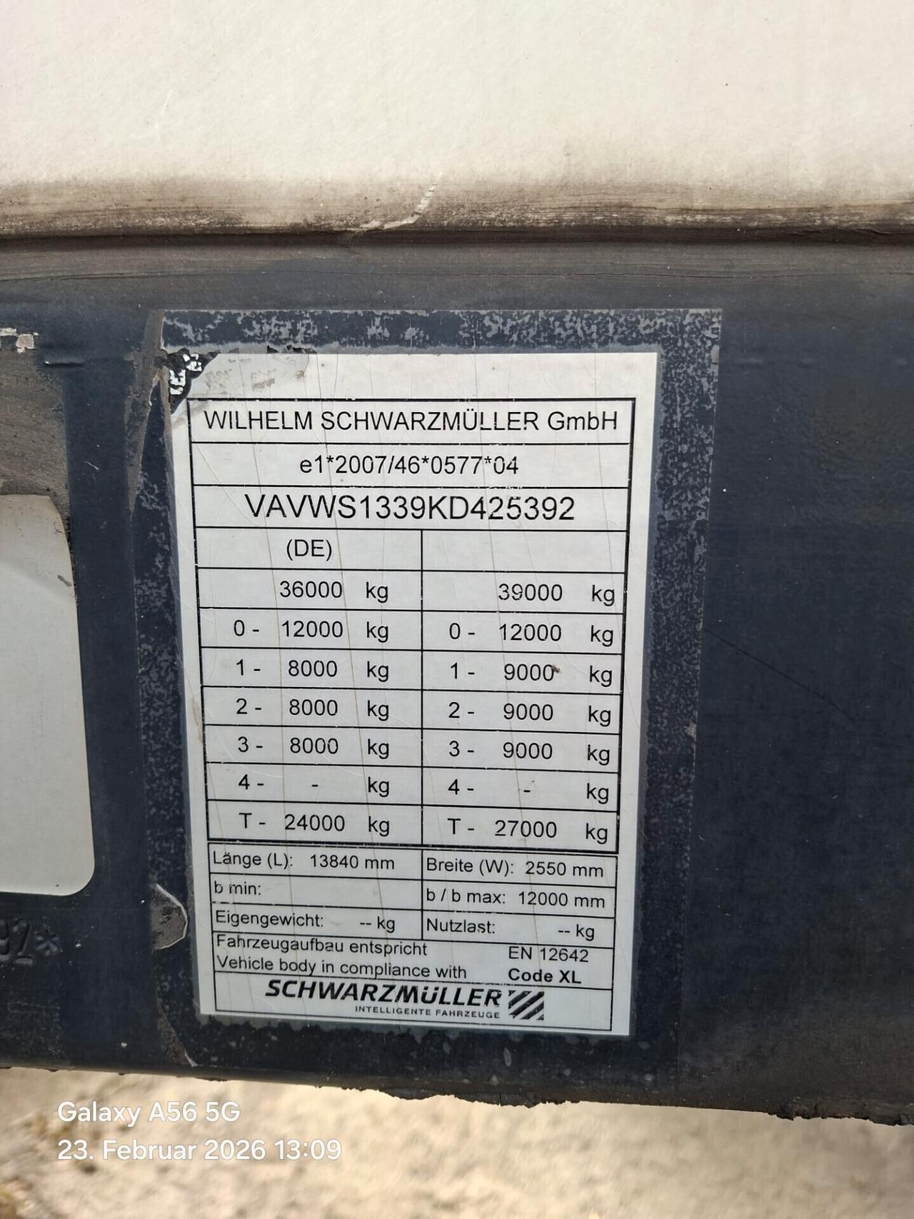 SEMIRIMORCHIO SCHWARZMÜLLER Buca COILS