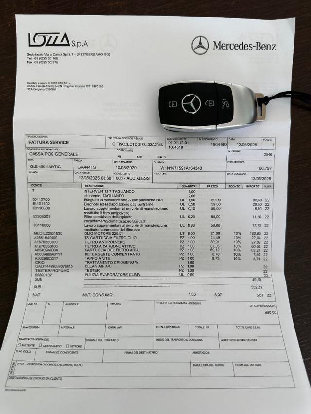 MERCEDES-BENZ GLE 450 4Matic EQ-Boost Premium Plus 67000KM Full Service