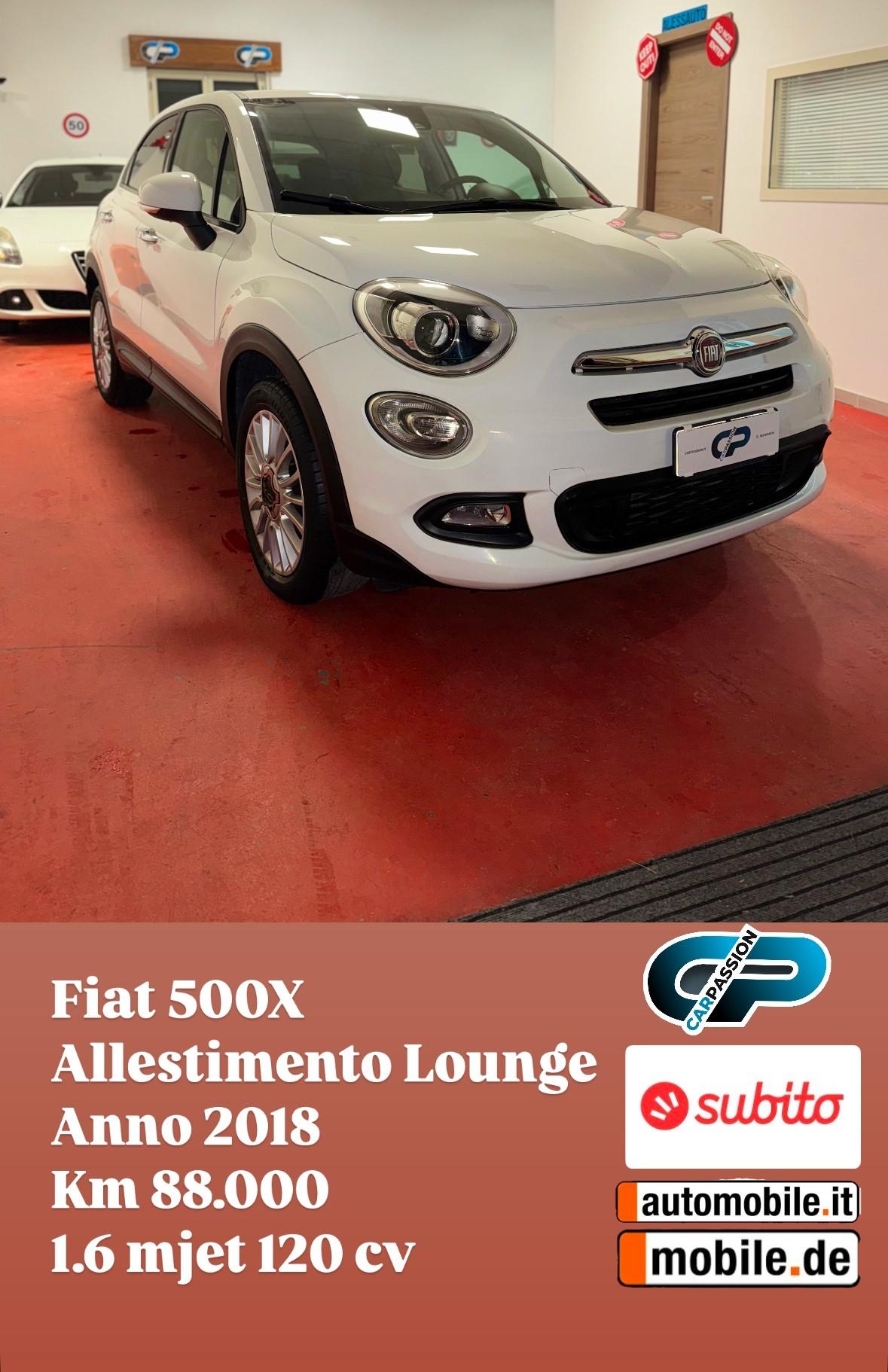 Fiat 500X 1.6 MultiJet 120 CV Lounge