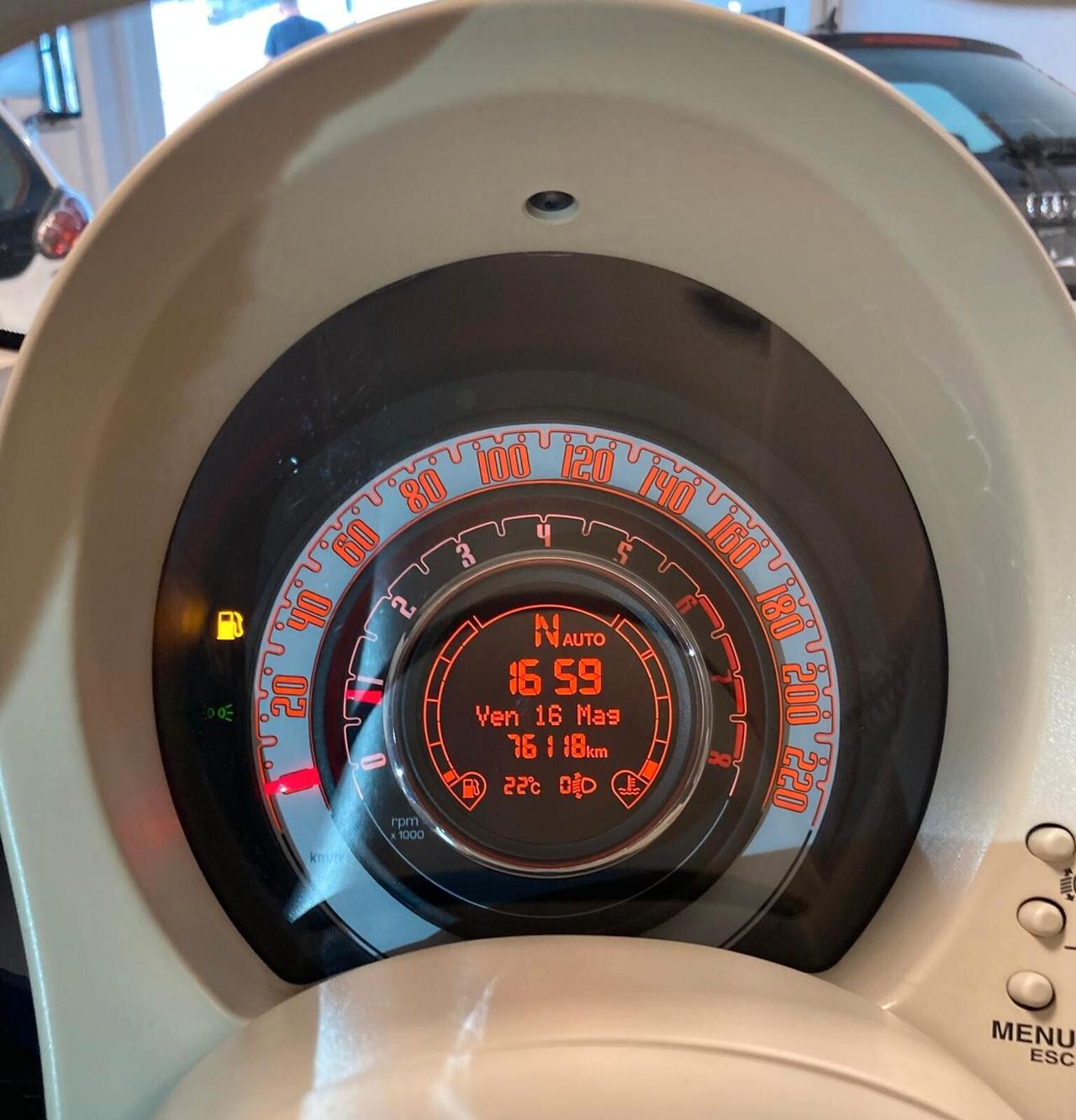 FIAT 500 1.2 LOUNGE-AUTOMATICO-76.000 KM ORIG