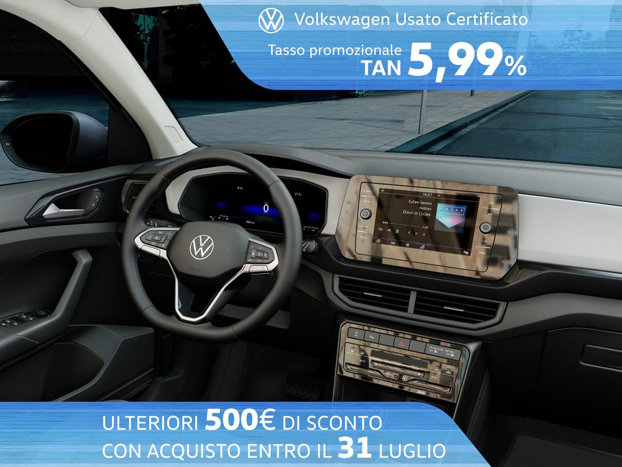 Volkswagen T-Cross 1.0 tsi life 115cv dsg