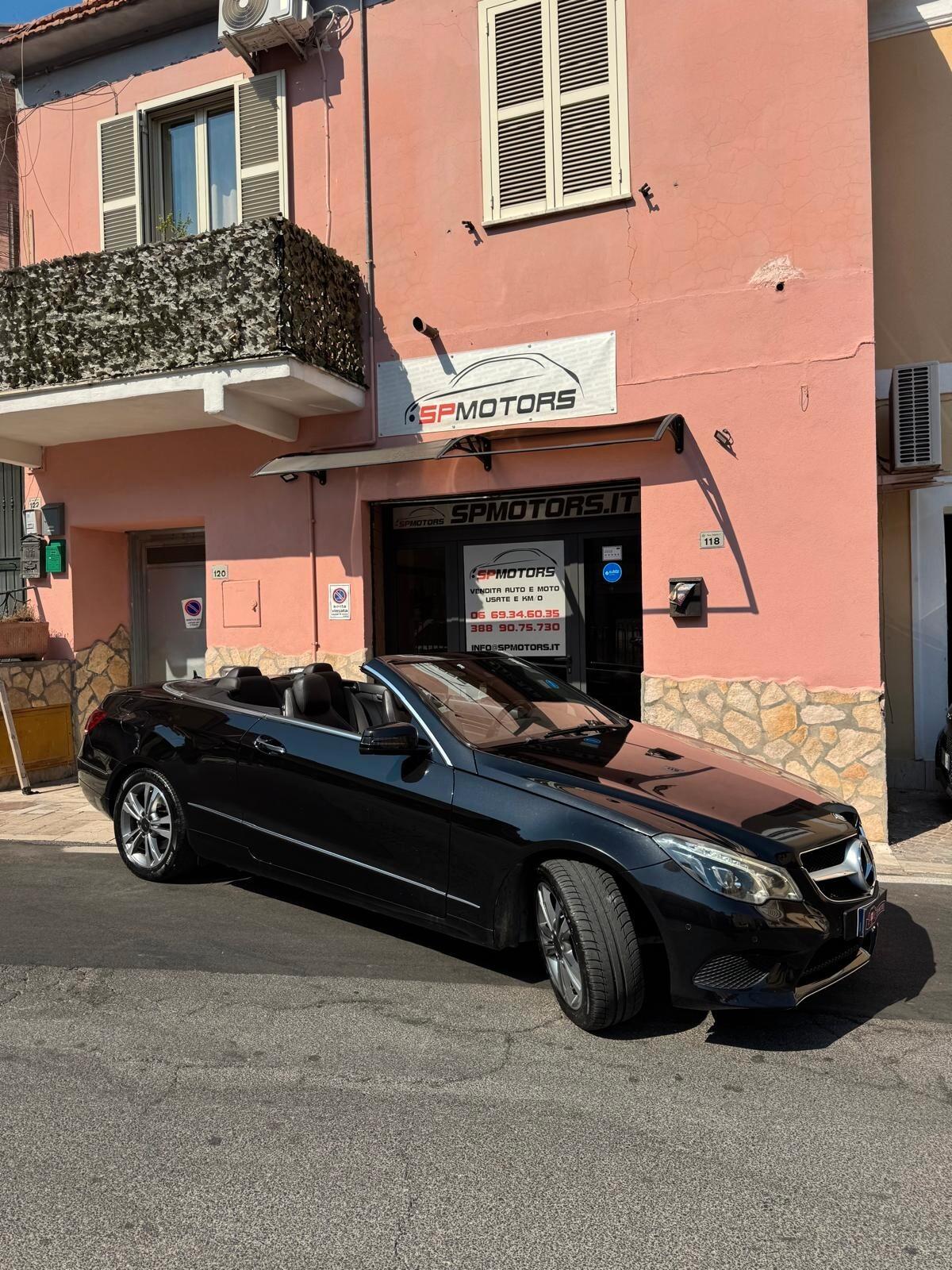 Mercedes-benz E 350 d Cabrio Automatic Premium 252 cv, SERVICE MB, FULL OPT, DA VETRINA, RARA