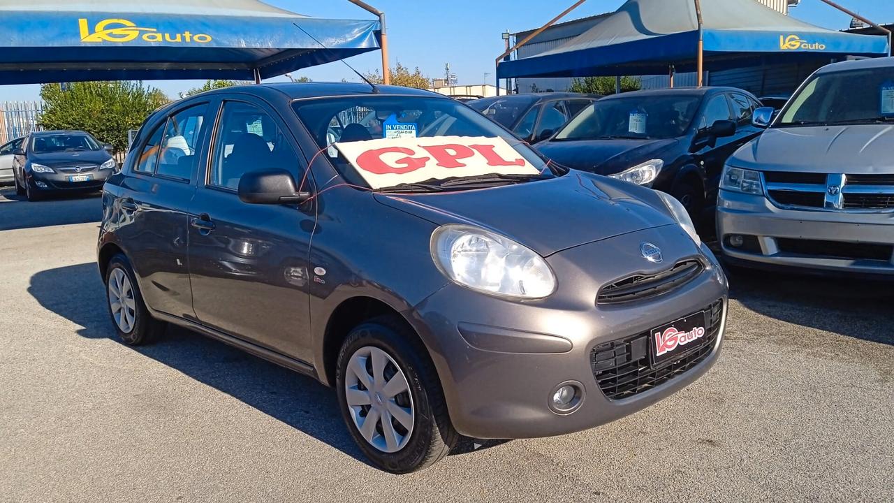 Nissan micra 1.2 benzina gpl