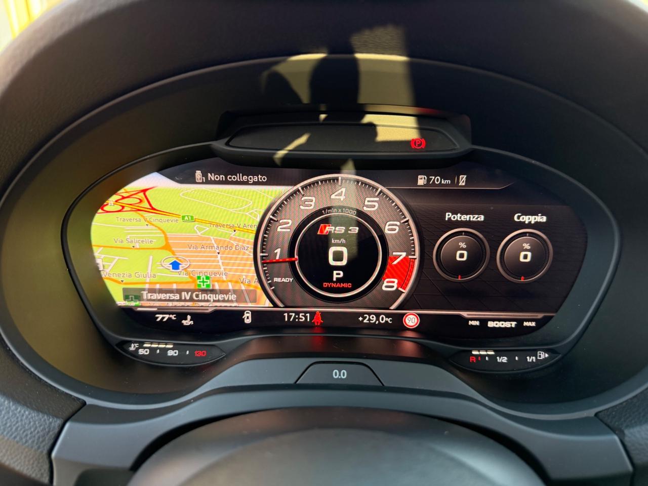 Audi RS3 SPB 2.5 TFSI quattro TETTO BANG OLUFSEN SEDIE GUSCIO