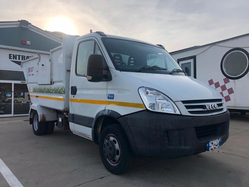 IVECO 50 C15 DAILY GUIDA DX VASCA RIBALTABILE