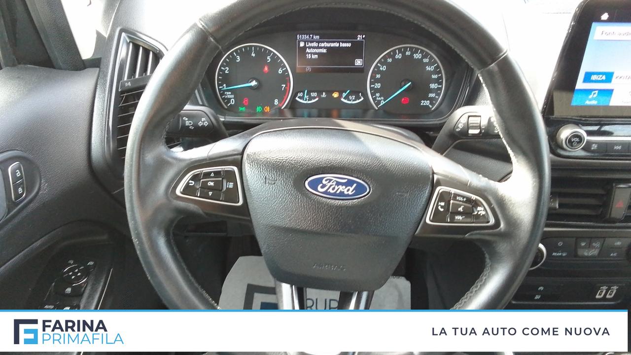 FORD EcoSport 2018 - EcoSport 1.0 ecoboost Plus 100cv my19