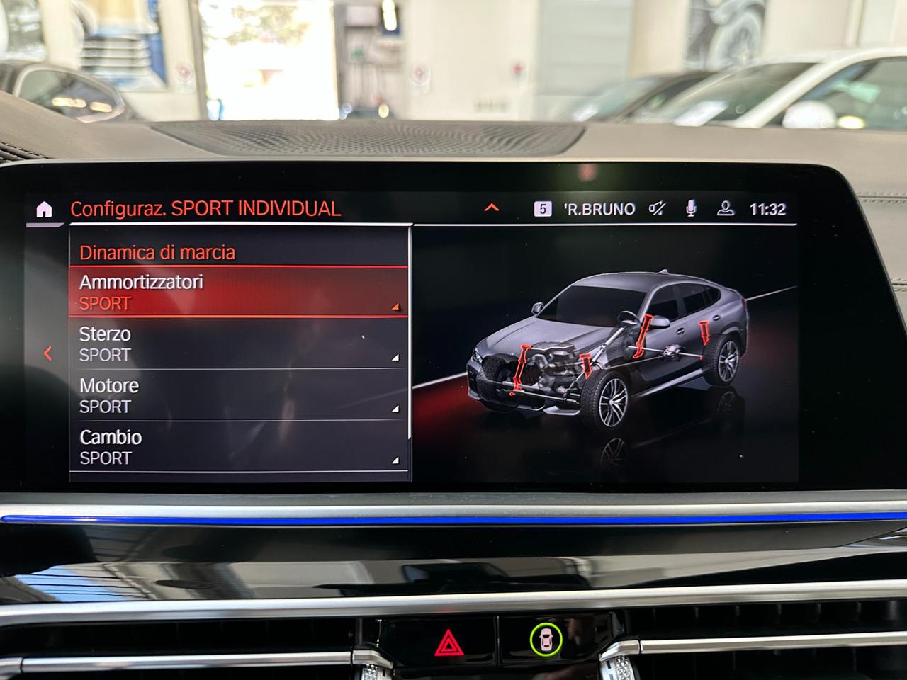 BMW X6 M 50d-Fari Laser-22"-Tetto-Camera 360-Individual-IVA