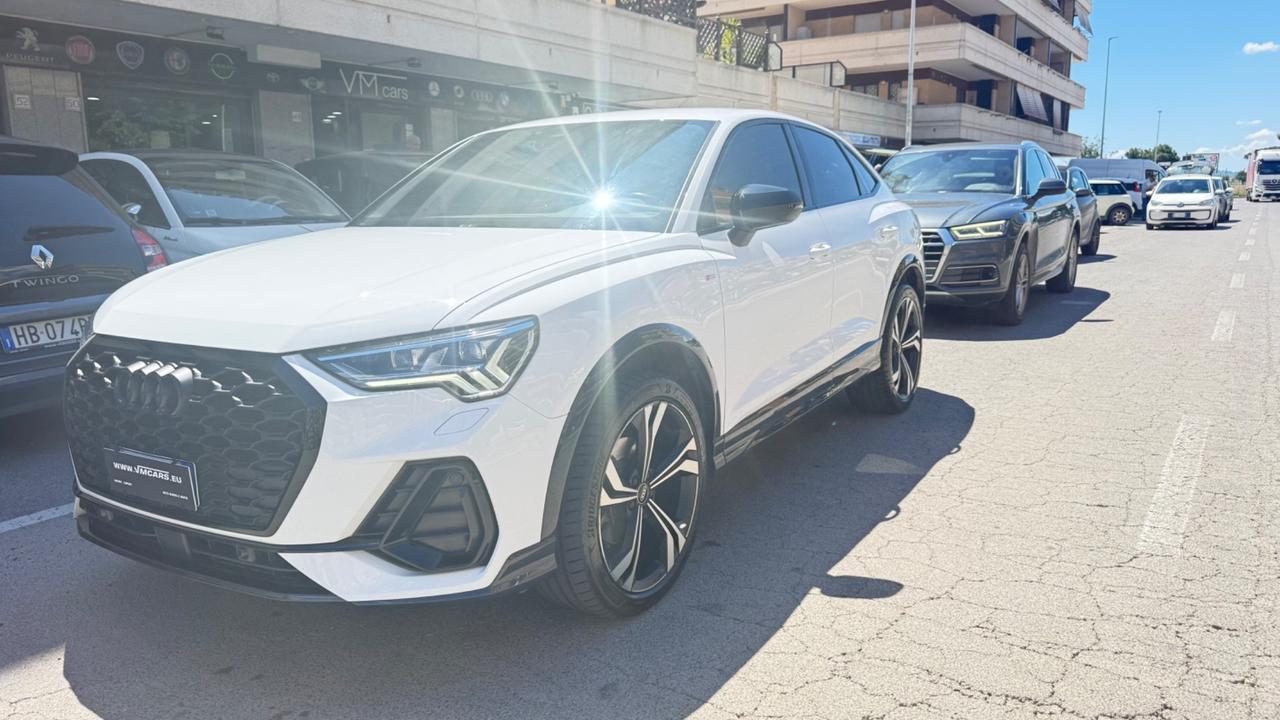 Audi Q3 SPB 35 TDI S tronic line edition MATRIX PDC PELLE VOLANTE TRE RAZZE CERCHI 20 NAVI KAMERA