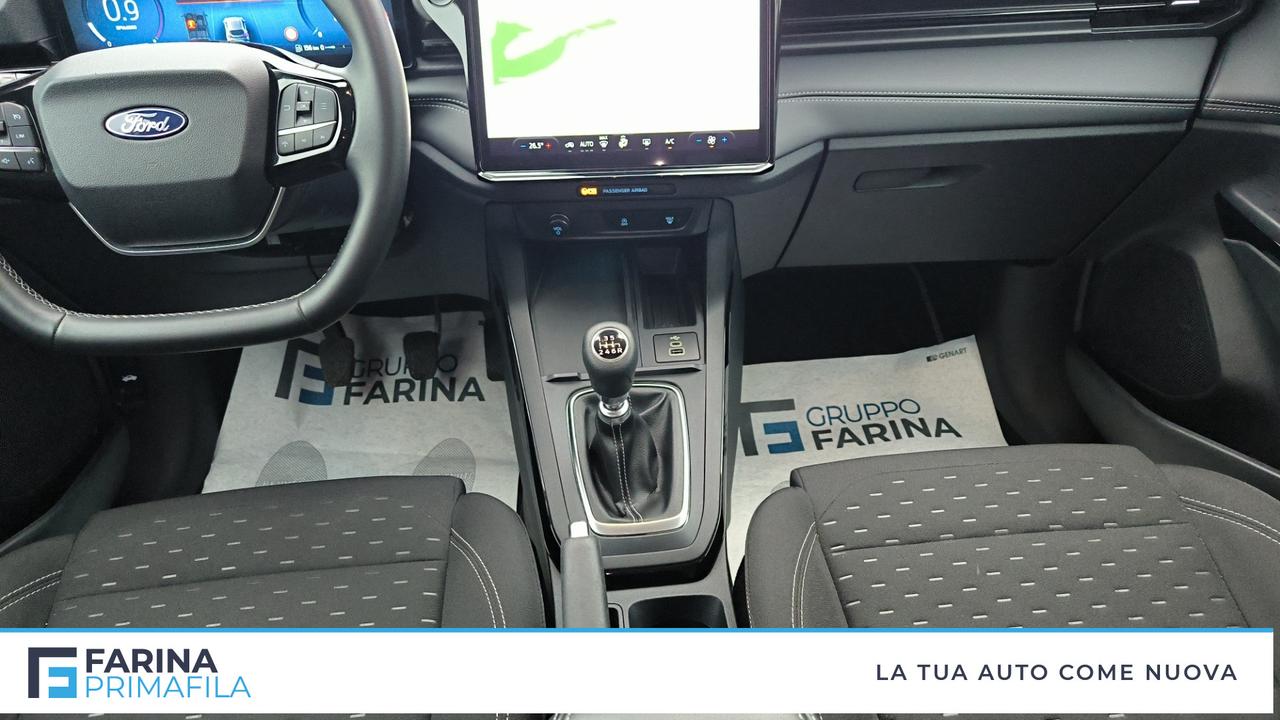 FORD Puma Titanium 1.0 EcoBoost Hybrid 125CVTrasmissione manuale a 6 rapporti Trazione anteriore