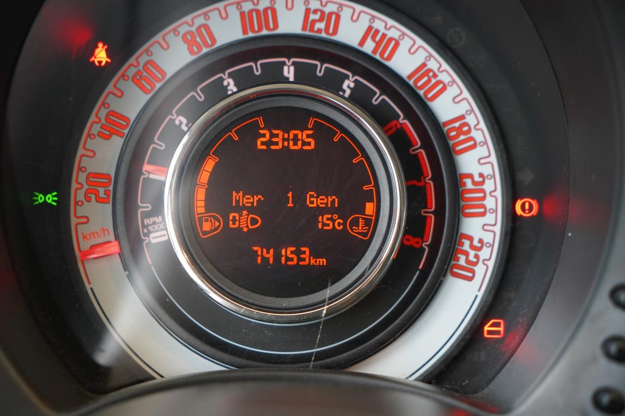 Fiat 500 C 1.2 Lounge 69Cv 74000 Km