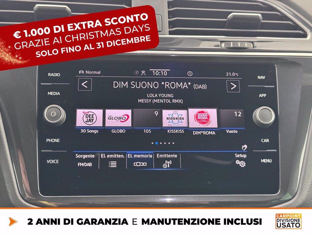 VOLKSWAGEN Tiguan 2.0 tdi r-line 4motion 150cv dsg del 2021