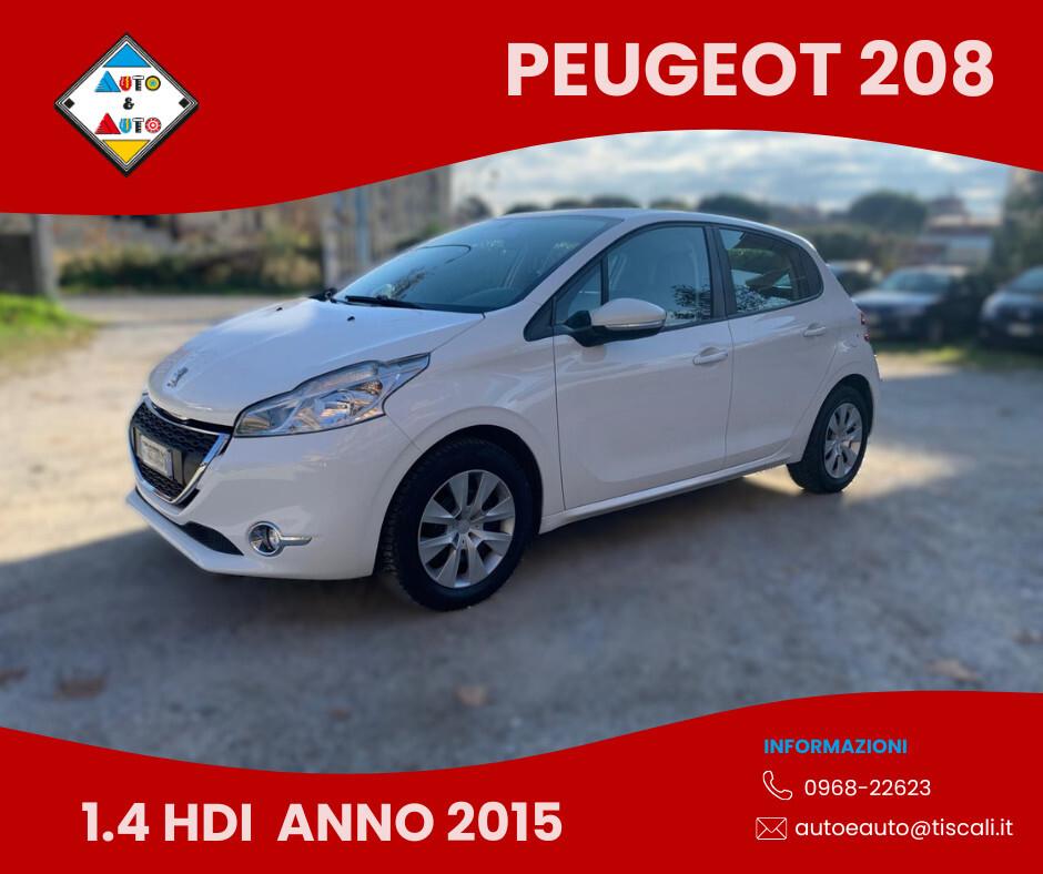 Peugeot 208 1.4 HDi 68 CV 5 porte Allure