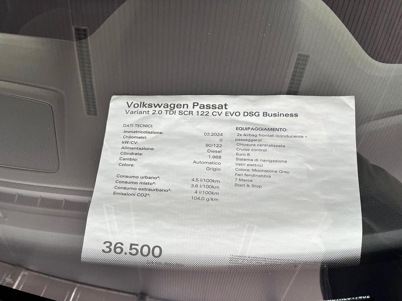 Volkswagen Passat Variant 2.0 TDI SCR EVO DSG Business