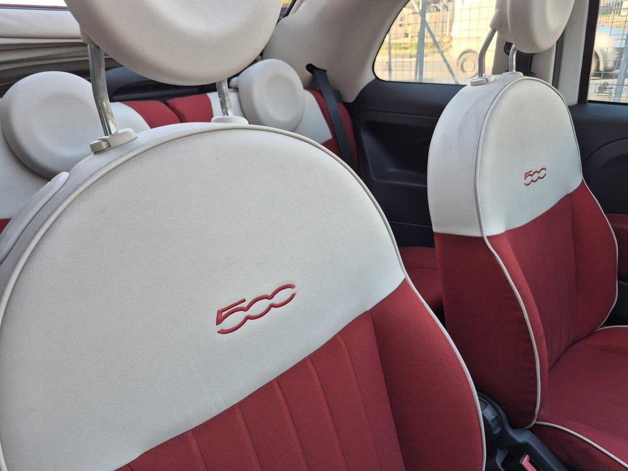 Fiat 500 C 1.2 FIRE *** CABRIOLET *** CAPOTTE ROSSA - CABRIO