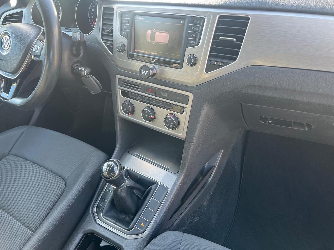 Volkswagen golf sportsvan 1.6 tdi/euro 6-full-2016