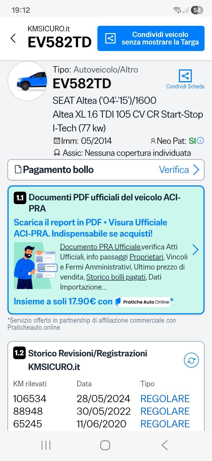 Seat Altea XL 1.6 TDI 105CV perfetta e garantita 12M