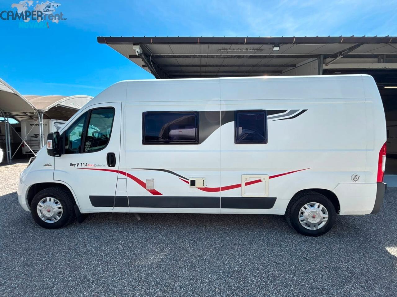 CHALLENGER VANY V 114 MAX EXCLUSIVE - Furgonato con doppio letto matrimoniale in coda
