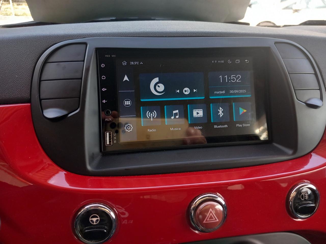 Fiat 500 1.2 EasyPower Pop GPL imp. rinnovato 2035 navigatore GOMME NUOVE PERFETTA