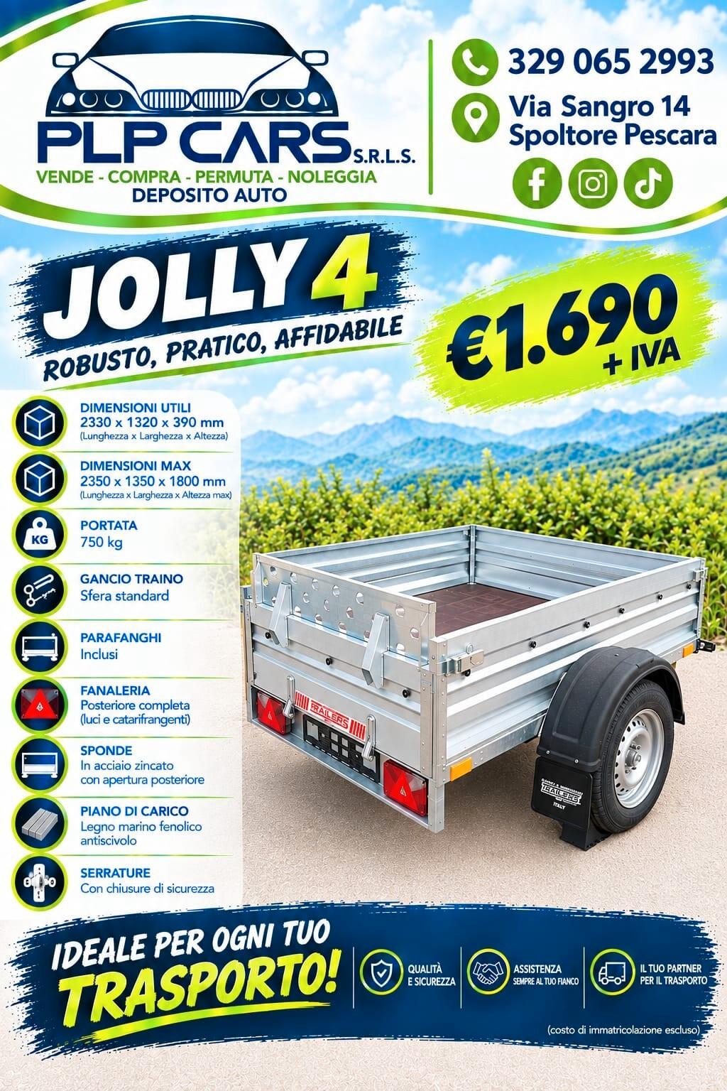 Rimorchi nuovi patente b Vari modelli e accessori