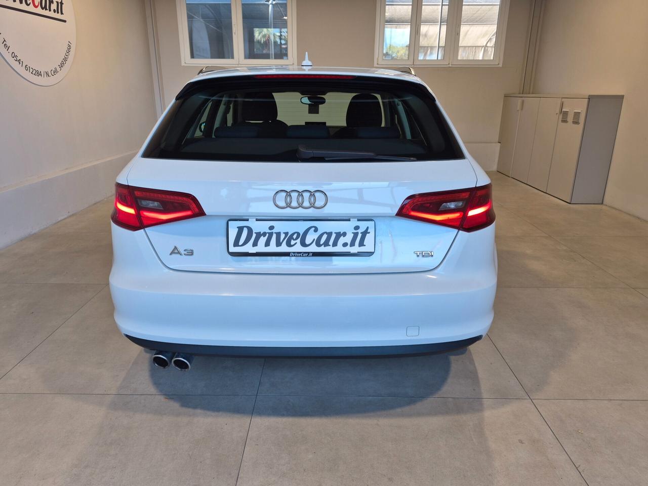 Audi A3 2.0 TDI AMBITION UNIPROPRIETARIO XENO PLUS NAVI AUDI DRIVE SELECT BLUETOOTH C.17 LAVAFARI CRUISE CONTROL