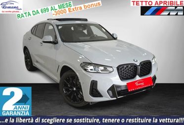 NEW BMW X4 20D 190CV MHEV AUT. XDRIVE M-SPORT#TETTO APRIBILE!