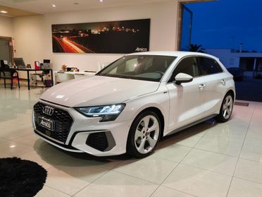 AUDI A3 SPB Sportback 2.0 TDI 116 CV S-tronic S-line Cockpit/18'/Led