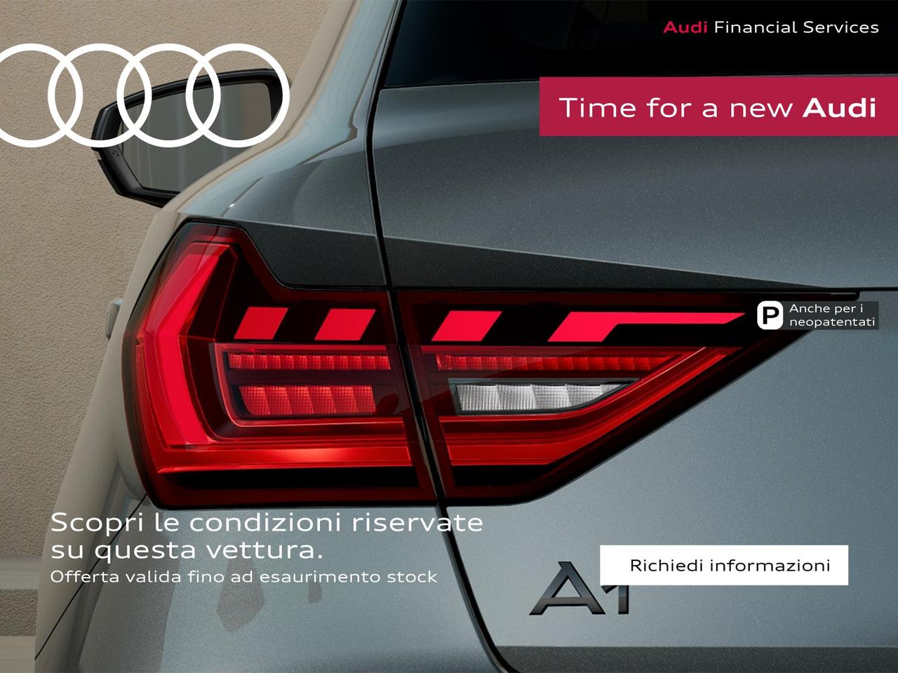 Audi A1 sportback 35 1.5 tfsi identity black s-tronic