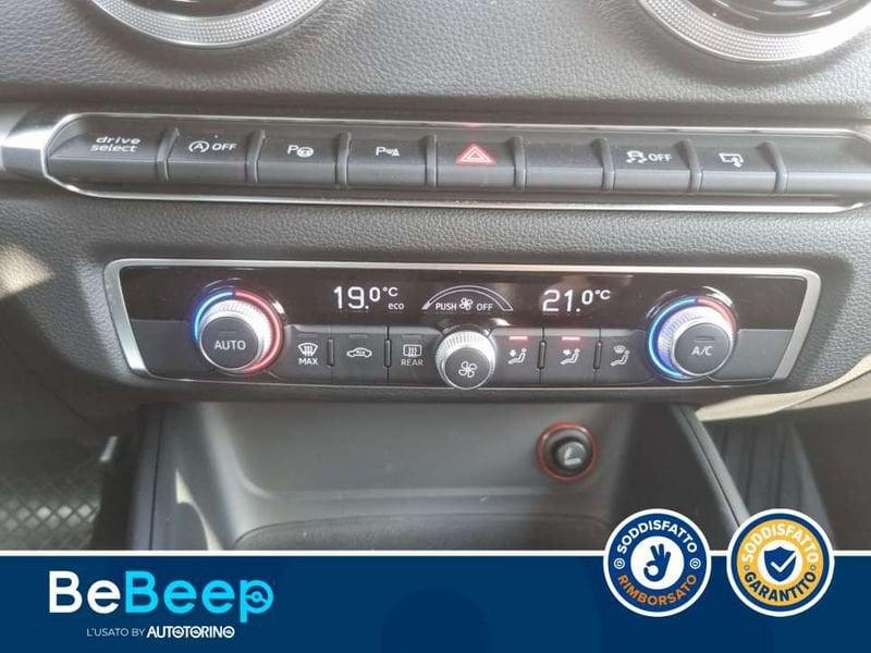Audi A3 SPORTBACK 1.6 TDI AMBIENTE 110CV S-TRONIC E6