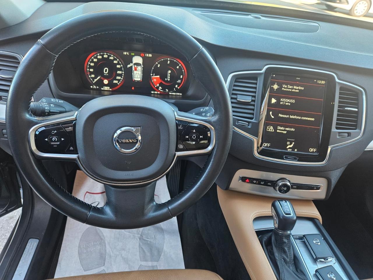 XC90 D5 AWD 7posti Inscription gancio traino elettrico