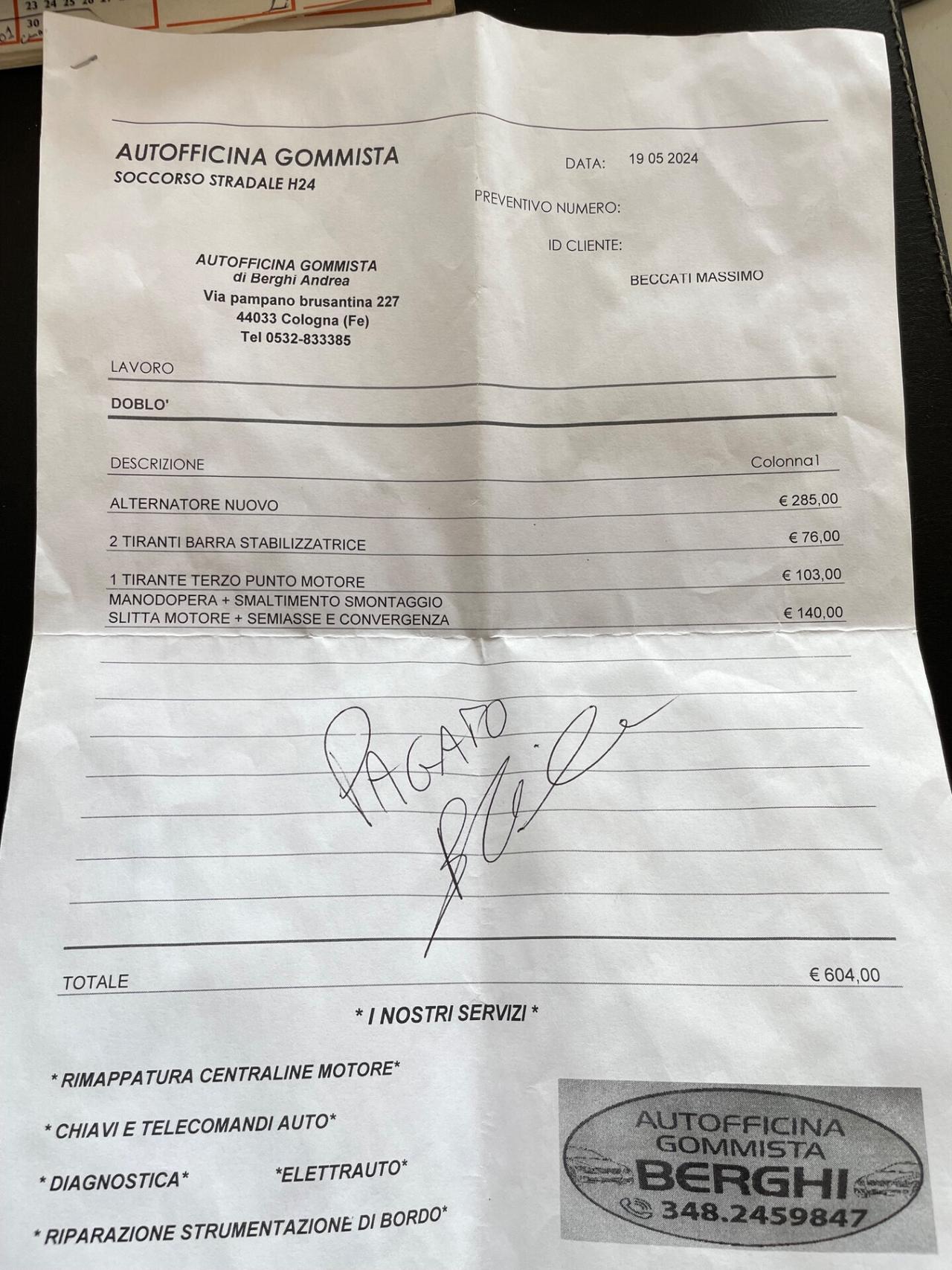 Fiat Doblo Doblò 1.6 MJT 16V Dynamic