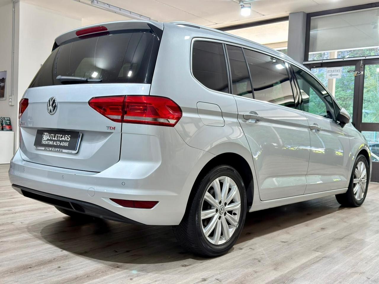 VW TOURAN 1.6TDI 115cv 7POSTI 1PROPRIETARIO