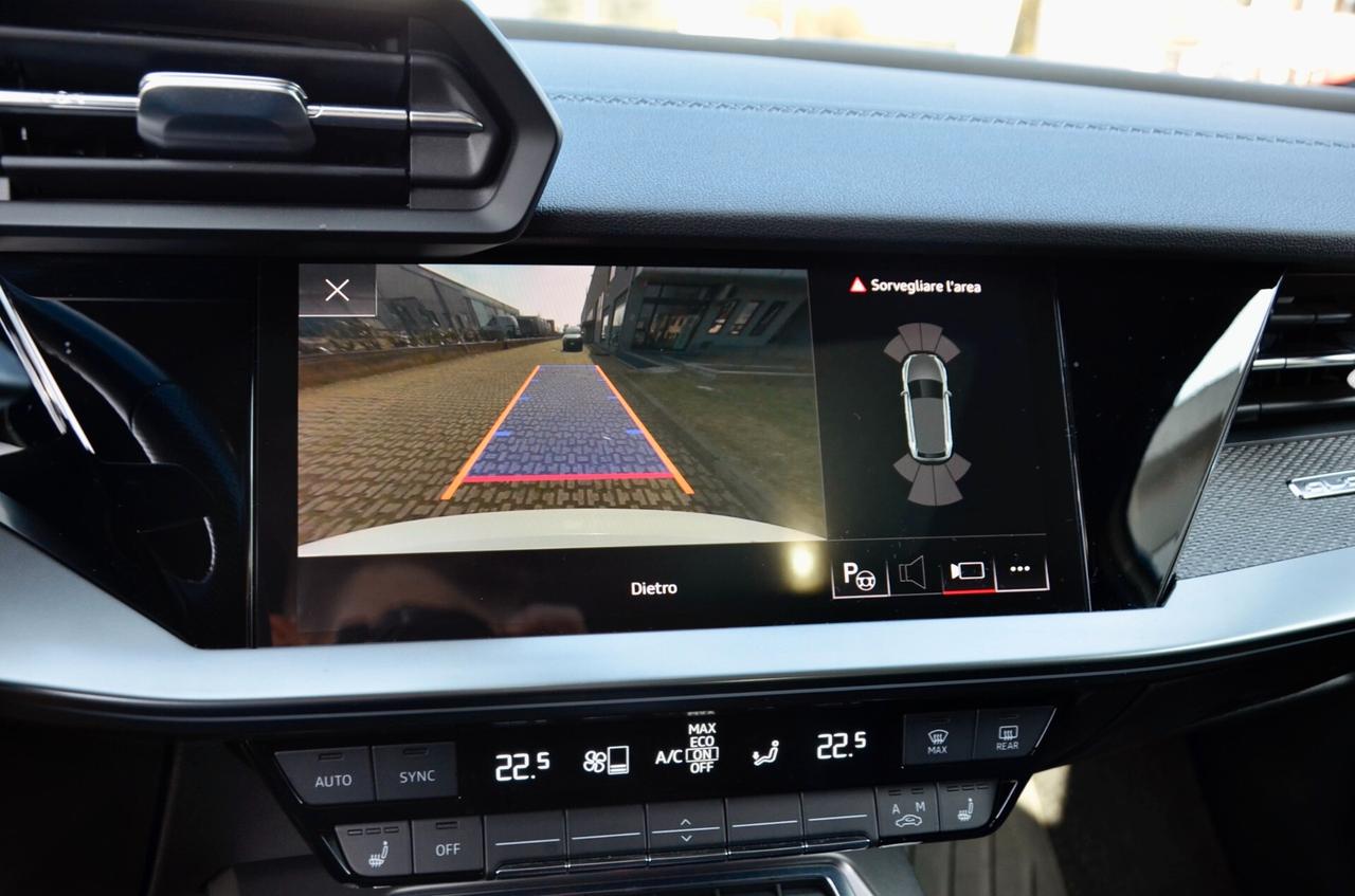 AUDI S3 SPORTBACK 2.0 TFSI QUATTRO 310cv S-TRONIC, FULL OPTIONAL, TETTO, MATRIX, SCARICO, HARMAN & KARDON, SEDILI ELETTRICI, 19", PERMUTE