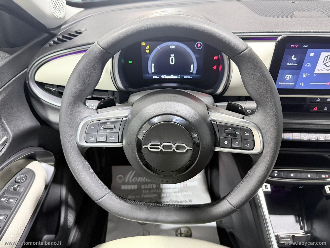 FIAT 600 Hybrid 110 CV DCT MHEV La Prima