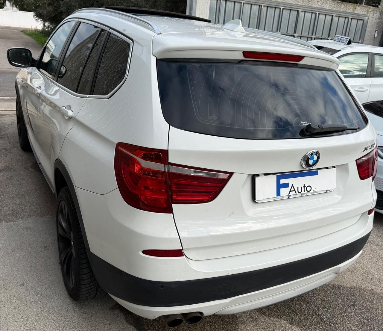 Bmw X3 xDrive 30d,TETTO PANORAMICO APRIBILE,pelle Bordeaux,Xeno+Led,Bluetooth,ecc.