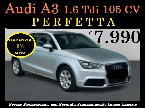 Audi A1 1.6 TDI 105 CV Anche Neo Patentati
