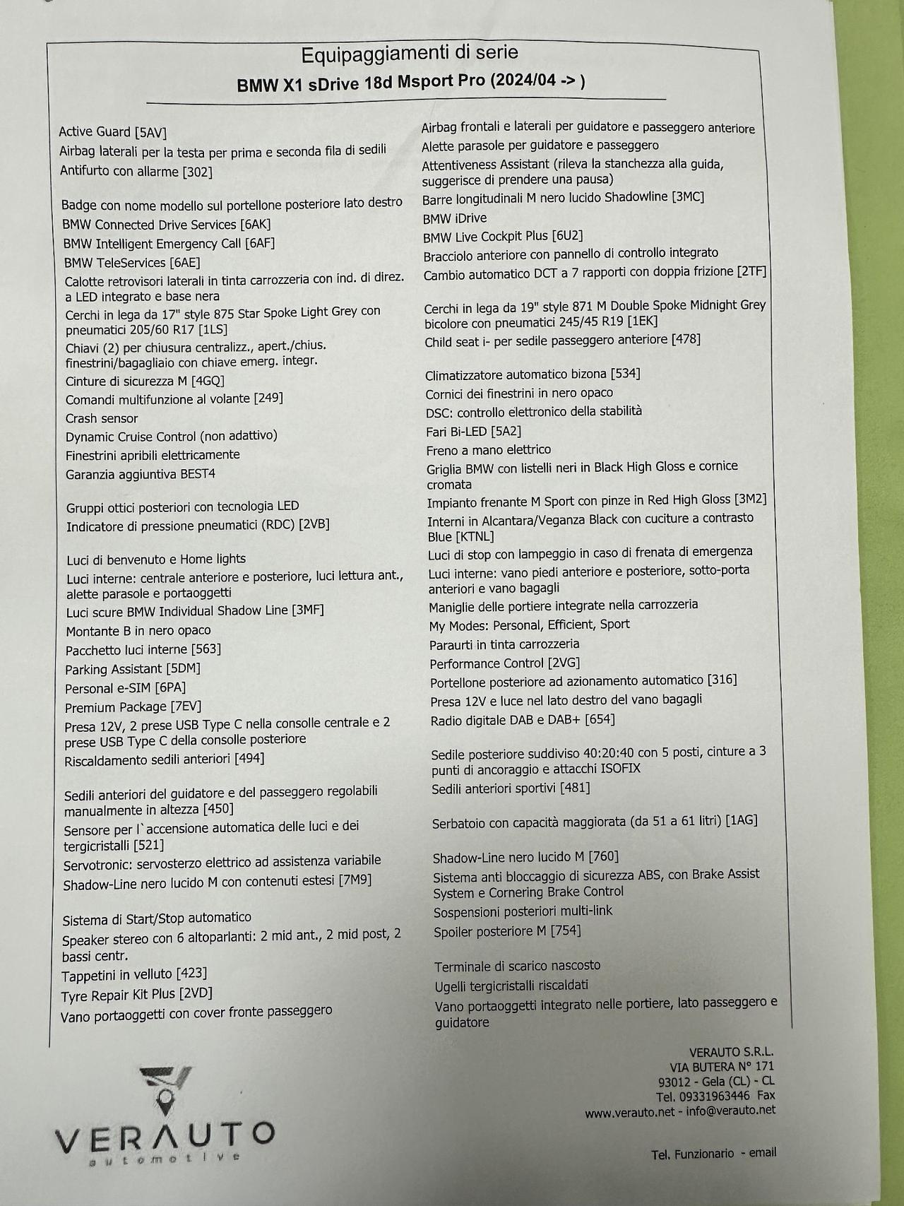 Bmw X1 sDrive 18d Msport Pro