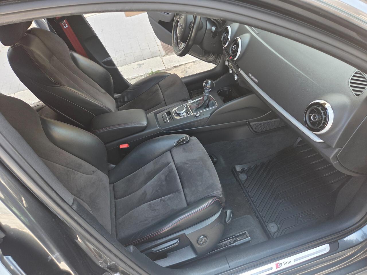 AUDI A3 S3 S-LINE 2.0 TDI 184 CV DA VETRINA KM CERTIFICATI