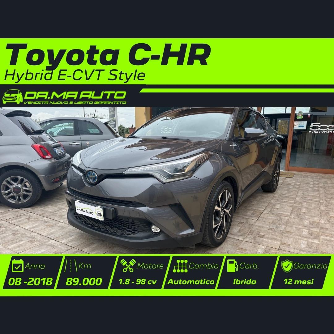 Toyota C-HR 1.8 Hybrid E-CVT Style 2018
