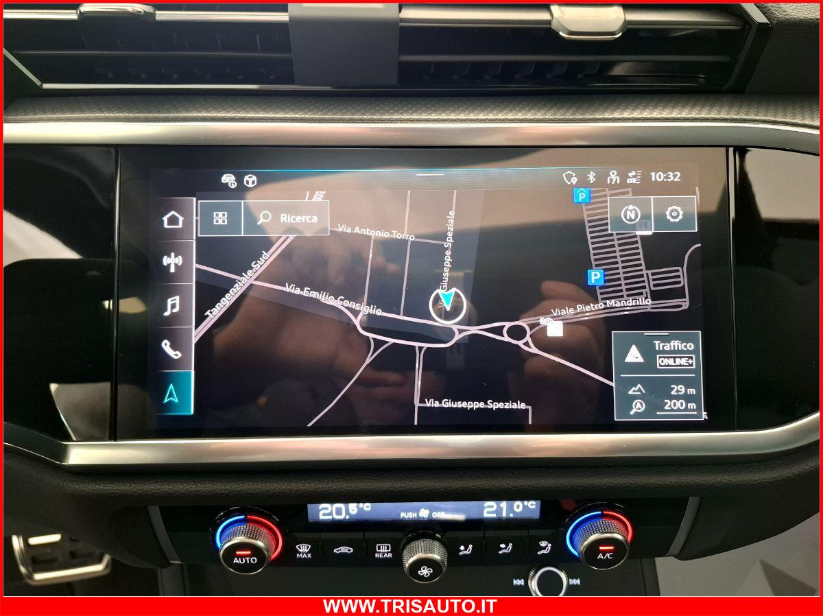 AUDI Q3 SPB 40 2.0 TDI S-Tronic Quattro S-Line Black Identity (TETTO PANORAMICO APRIBILE)