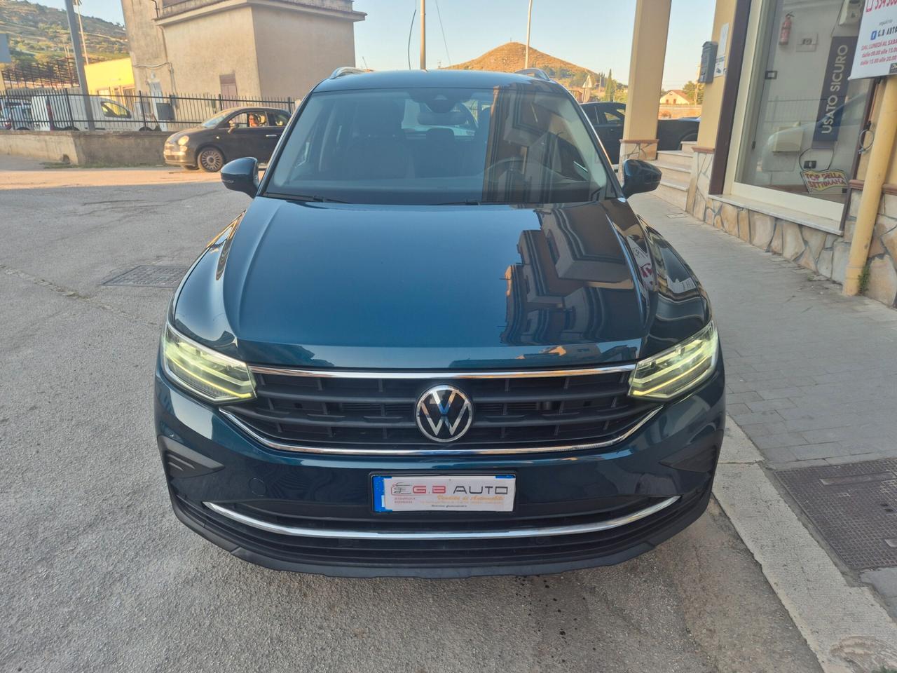 VW TIGUAN 2.0 TDI 150 CV ANNO 2021 KM 48000 CERTIFICATI