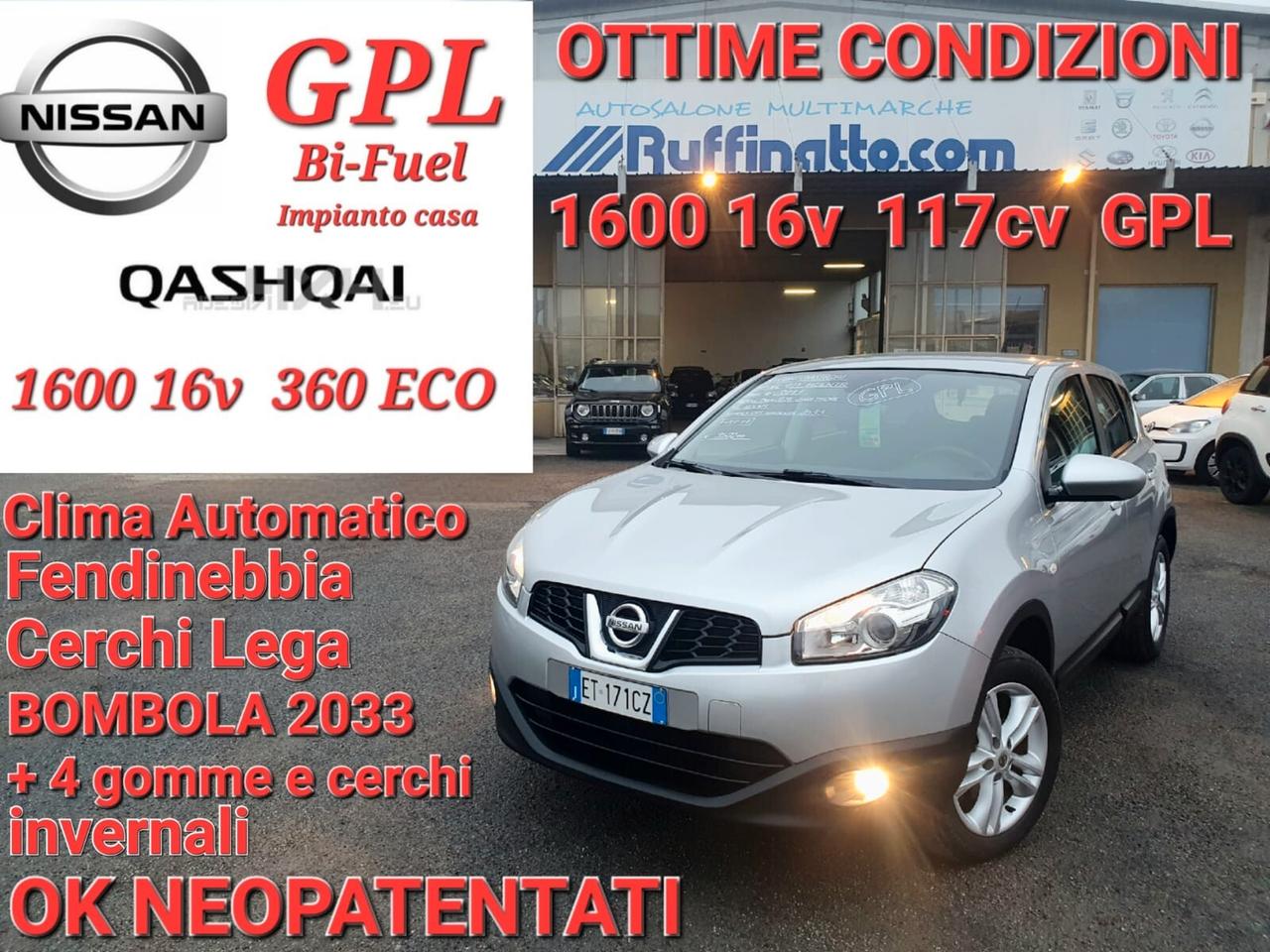 Nissan Qashqai 1.6 16V GPL Eco 360