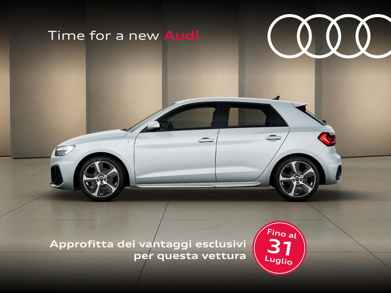 Audi A1 sportback 30 1.0 tfsi s line edition 116cv