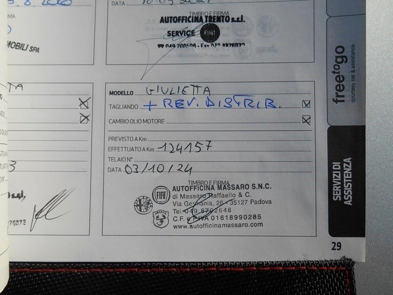 Alfa Romeo Giulietta 1.6 JTDm 120 CV Super NEOPATENTATI