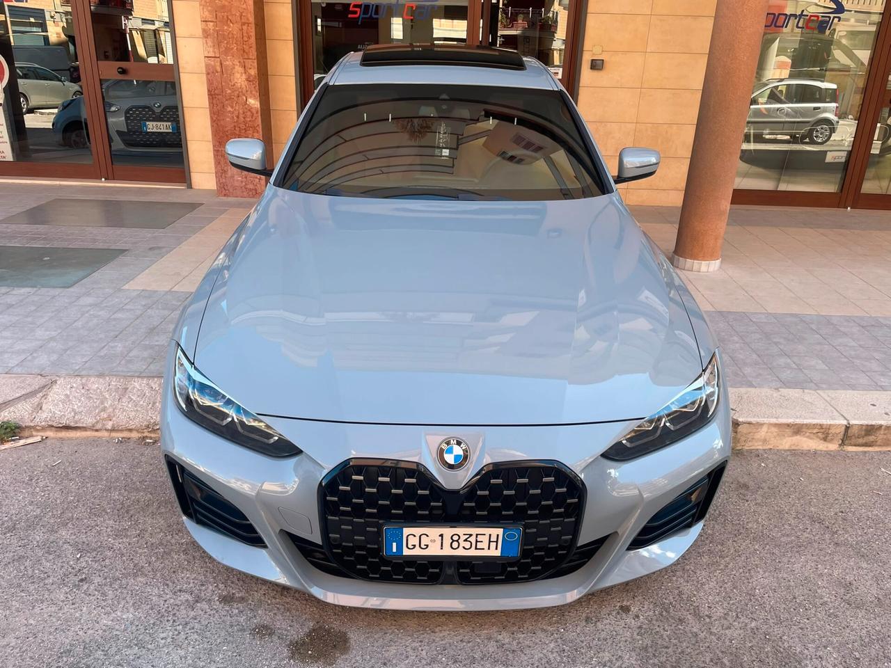 Bmw 420d GC 48V 190cv MSPORT "TETTO NAVY PELLE LED 19"