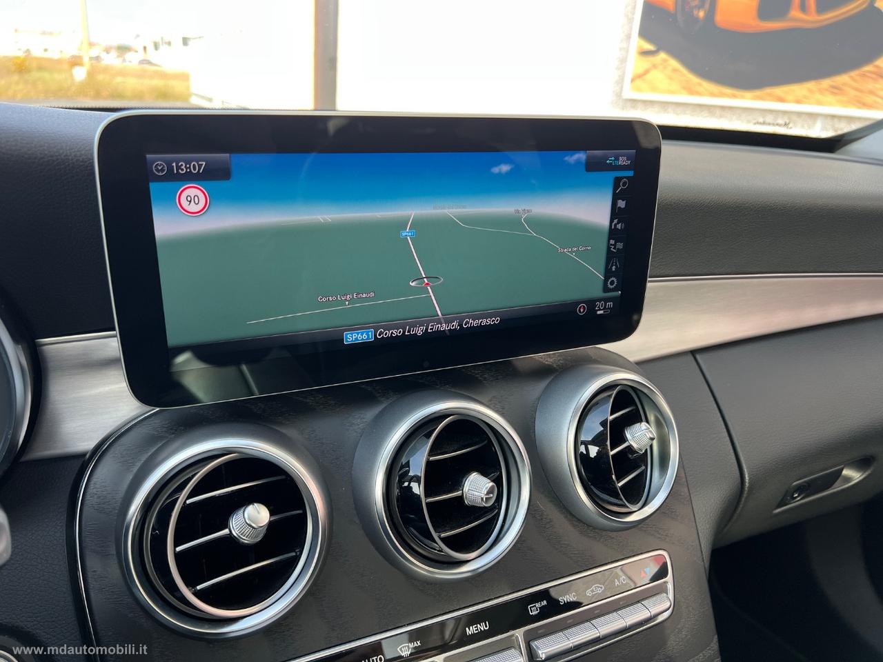 MERCEDES-BENZ C 220 d Auto Premium BERLINA AMG TETTO RESTYLING