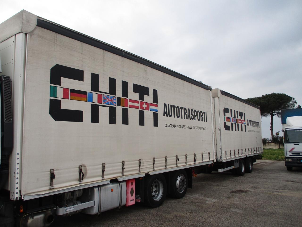 Iveco BIGA OMAR 2 ASSI CENTINATA 7.80 M ALTEZZA 2.90METR