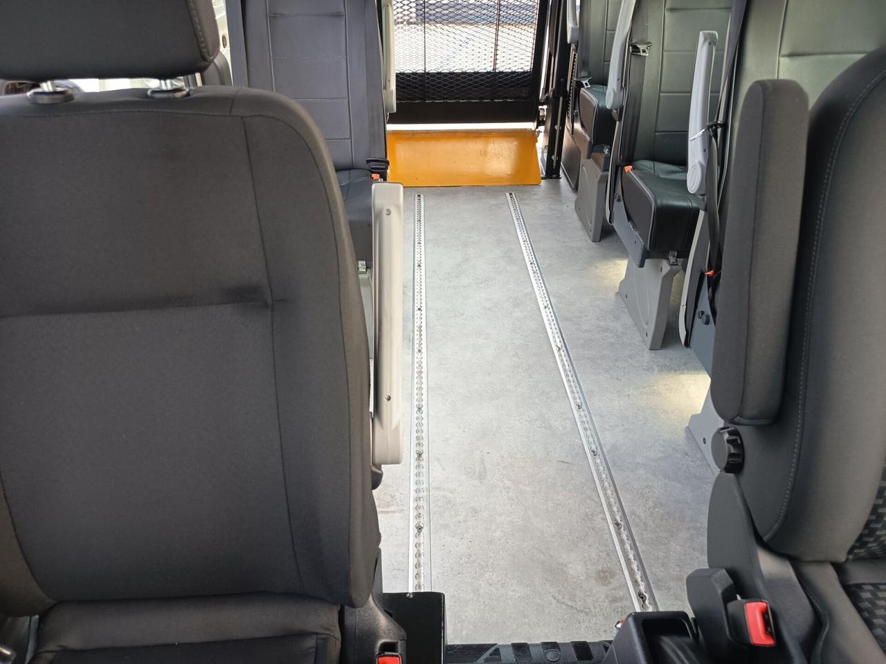 Ford Transit 350 2.0TDCi EcoBlue 130CV PM-TM 7 POSTI + 2 CARROZZINE DISABILI