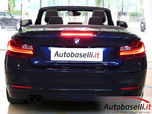 BMW 220 D CABRIO SPORT AUTOMATICA 190CV EURO 6B