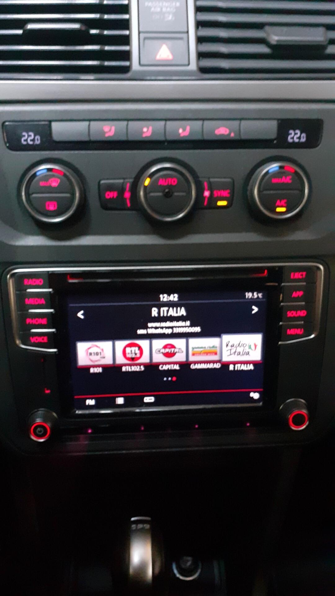 Caddy trasporto disabili pedana DSG AUTO TDI