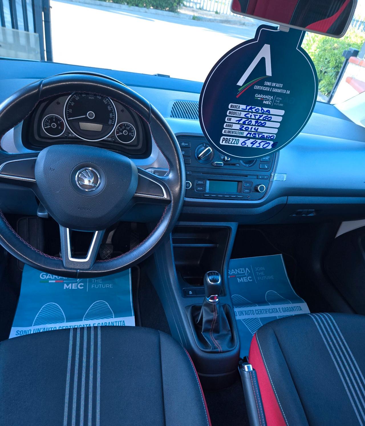 Skoda Citigo 1.0 68cv gt line Metano
